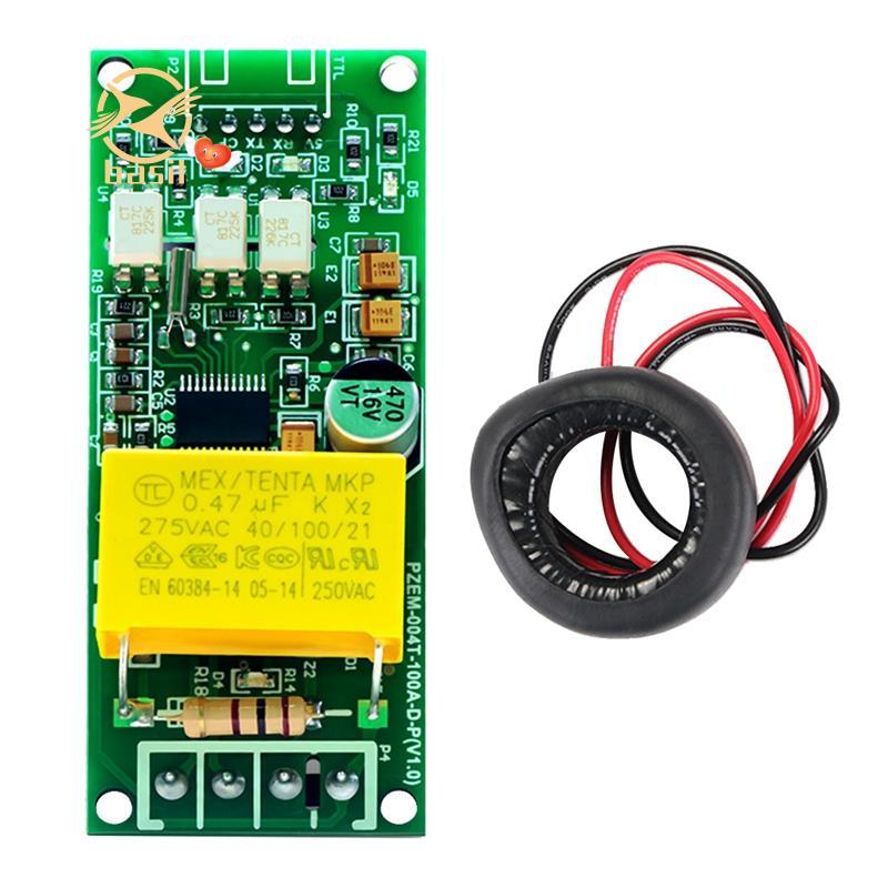 [Desconto B] 100A PZEM 004T 3.0 Versão Wattímetro + Fechar CT Kwh Medidor Volt Amp Módulo De Teste De Corrente Para TTL
