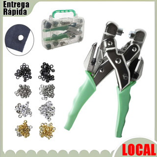 Alicate perfurador verde variável 3mm/5mm Material de liga de alumínio equipado com 160 furos de ar pode ser usado para 