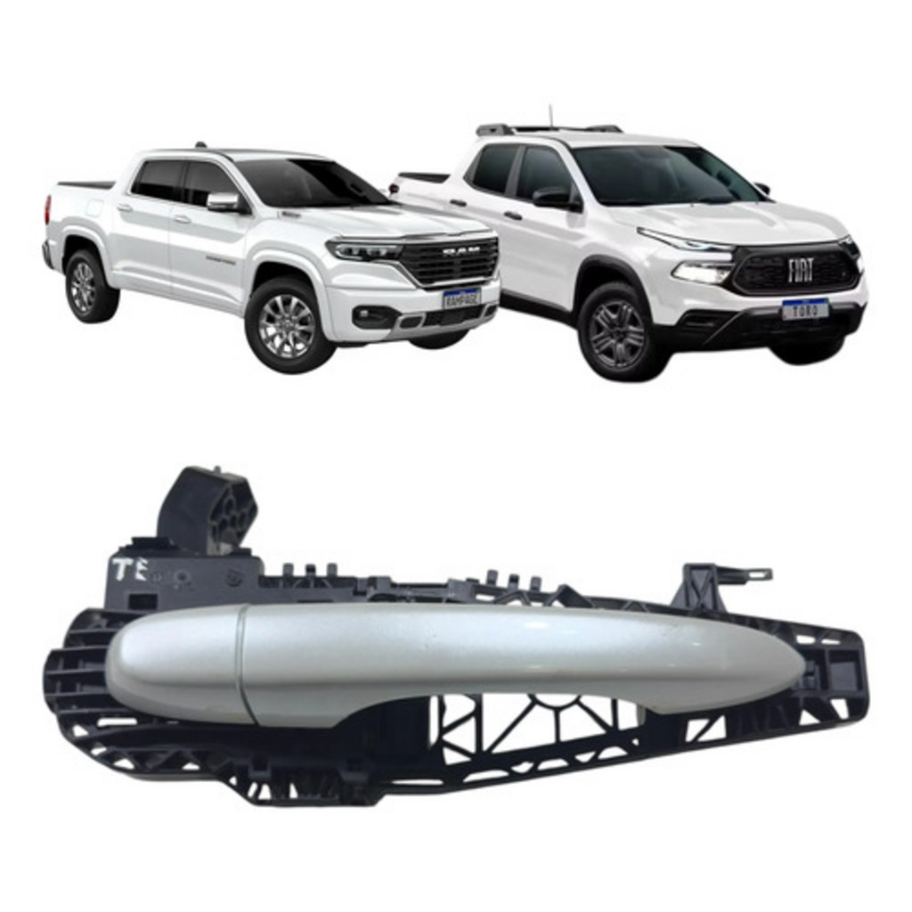 Maçaneta Externa Traseira Esq Original Fiat Toro Rampage Bra