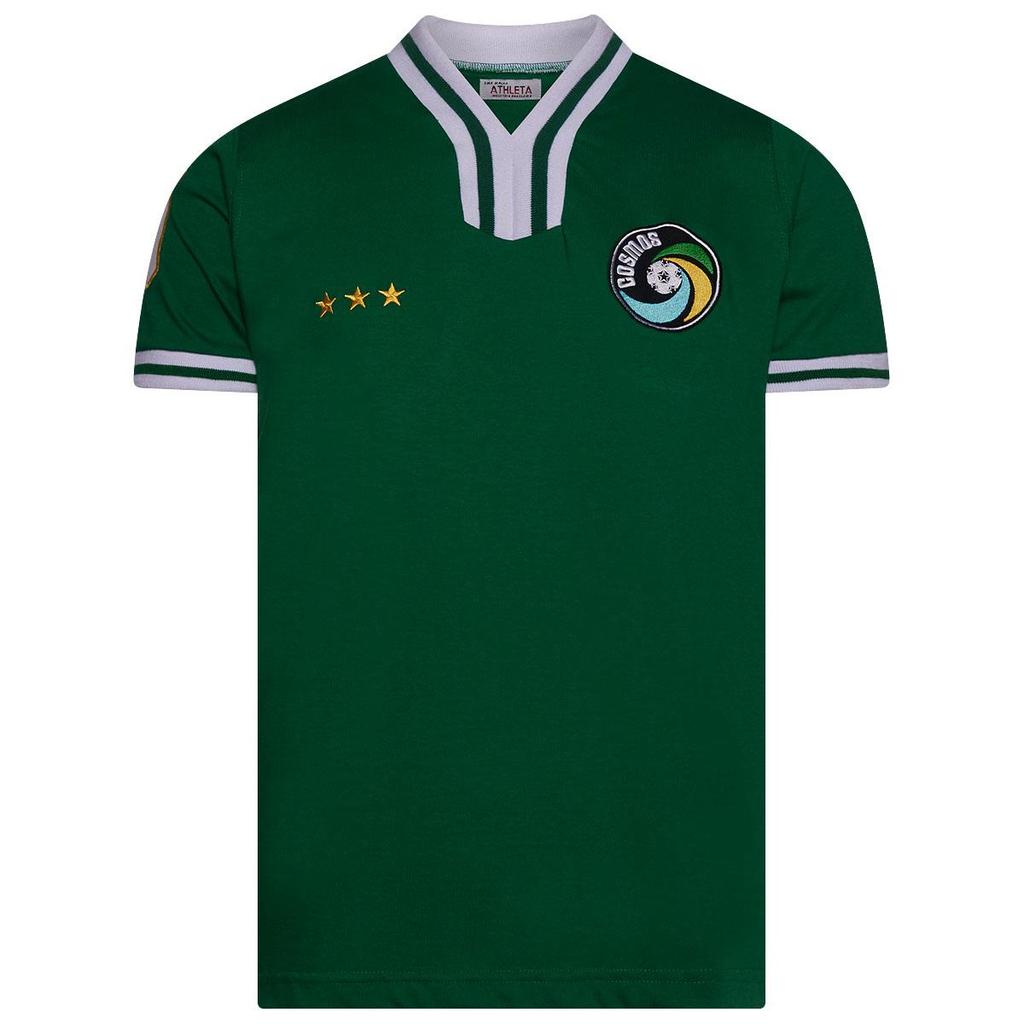 Camisa Retro Athleta Cosmos NY Verde