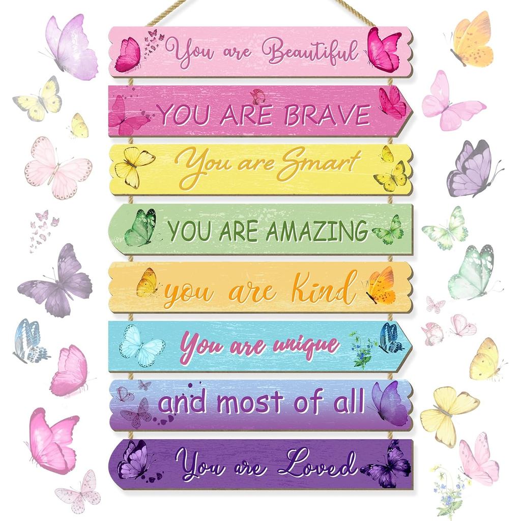 Decorações de Quarto com Borboletas para Meninas, Decoração de Quarto Infantil, Decoração de Parede Inspiradora, Decoraç