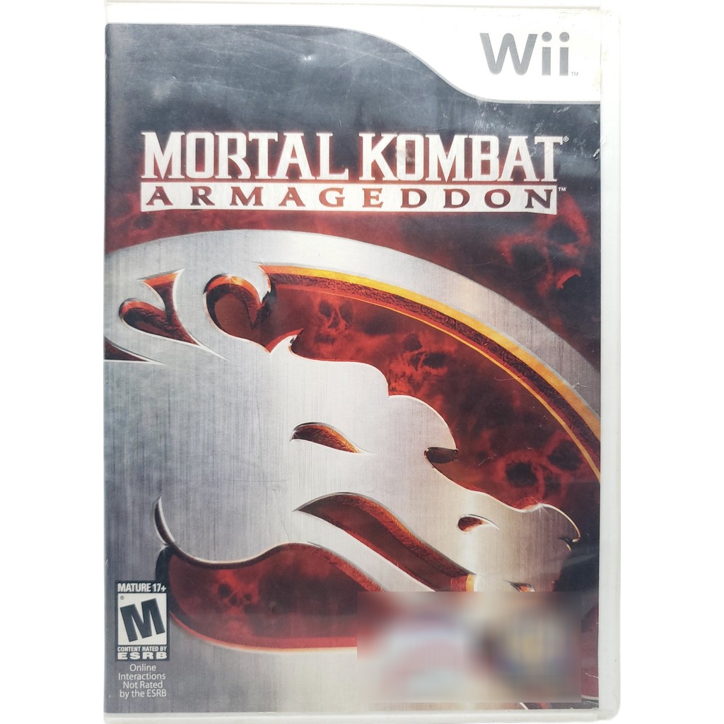 Mortal Kombat Armageddon Wii Original Midia Fisica Nintendo