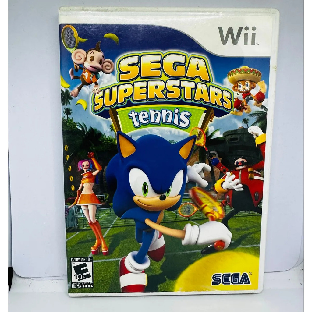 Jogo Para Nintendo Wii Original - Sega Superstars Tennis