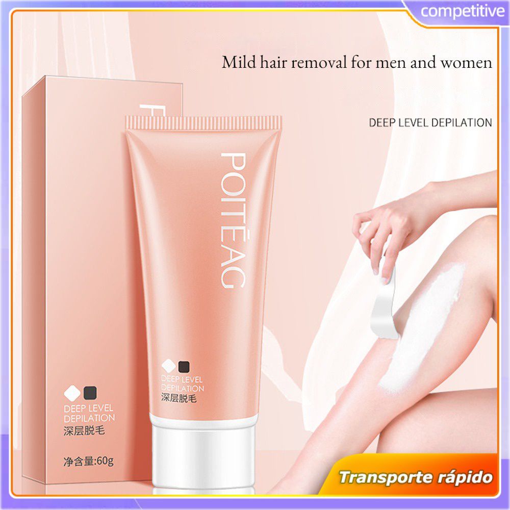 Creme Depilatório Para O Corpo Todo, Beleza E Saúde, Uso Externo, Creme Condicionador, Pomada 60g, Suave, Não