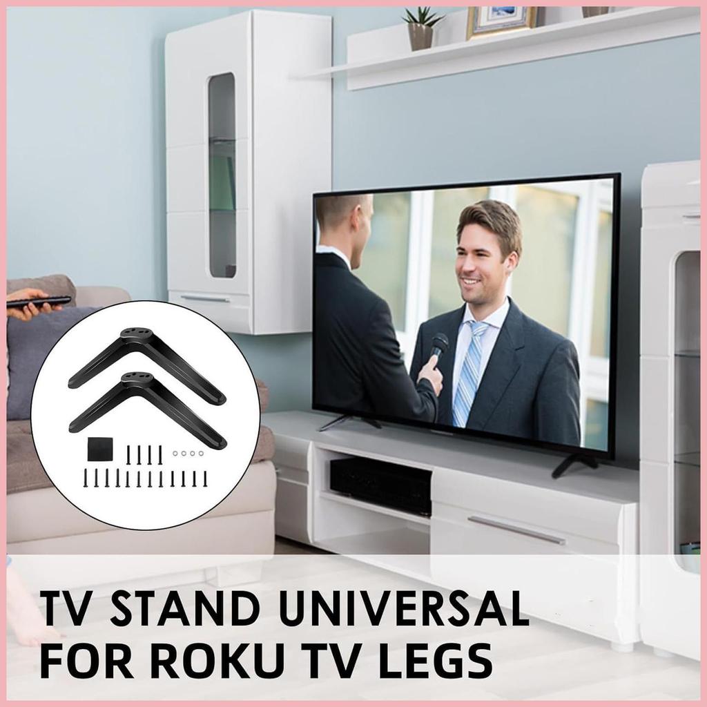 Pernas De Substituição Para TV , 2 Peças , Pés De Montagem De Televisão , Dormitório , Sala De Estar , Quarto alpilyn3br