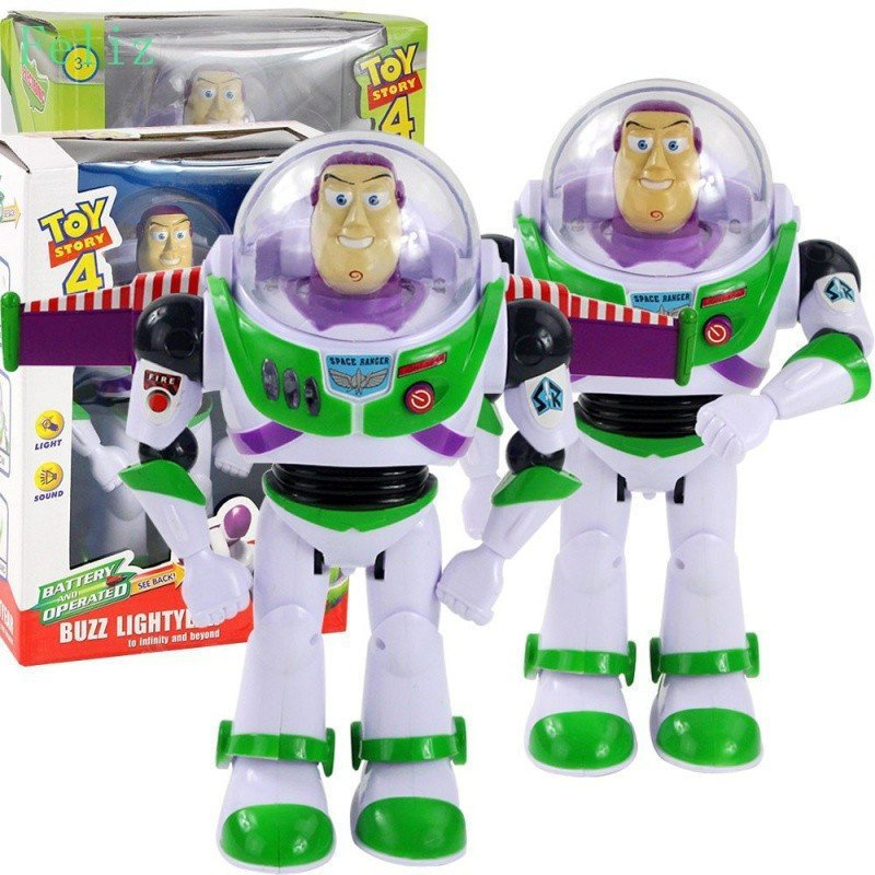 Figura de Ação do Filme Toy Story da Disney, Buzz Lightyear com Música/Asas, Woody, Forky, Alien, Jessie, Brinquedo WITC