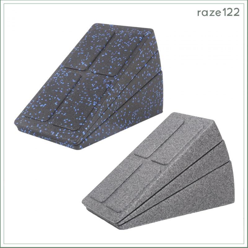 [Raze122] 3 Peças Yoga Brick Squat Wedge Slant Board Maca De Panturrilha Almofada De Apoio Para Os Pés Com Superfície An