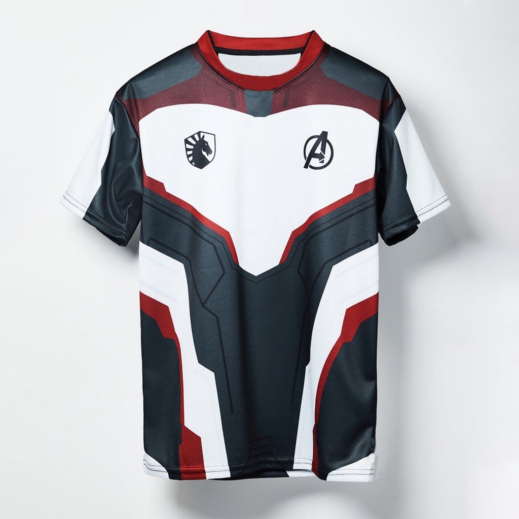 LIQUID X MARVEL AVENGERS ENDGAME QUANTUM REALM/Capitão América/SPIDER-MAN JERSEY