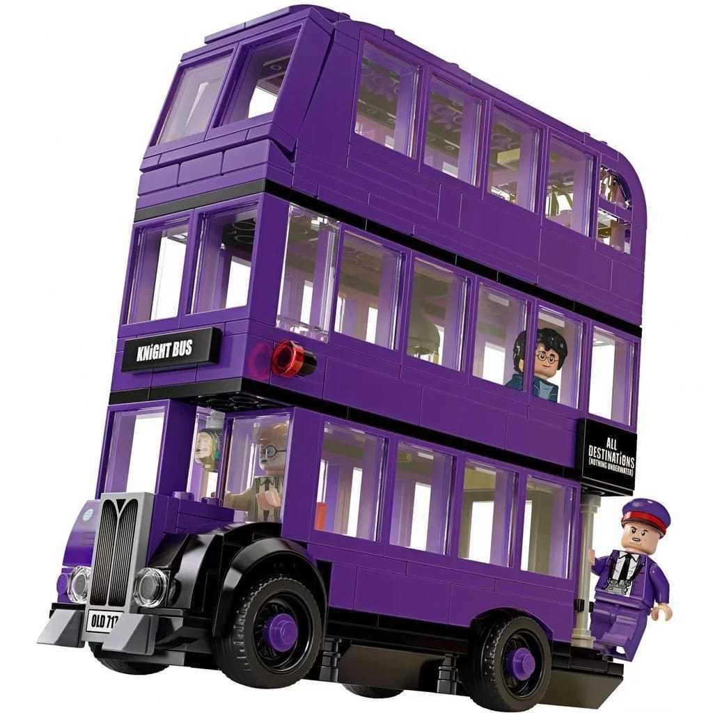 Harry Potter Night Bus-Knight Building Blocks Brinquedo Quebra-Cabeça Infantil legos
