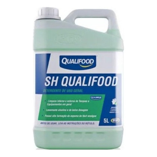 Sh Qualifood Detergente De Uso Geral 5 Litros