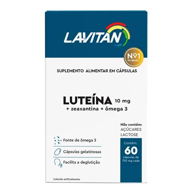 LAVITAN LUTEÍNA SAÚDE E PROTEÇÃO OCULAR 60 CÁPSULAS