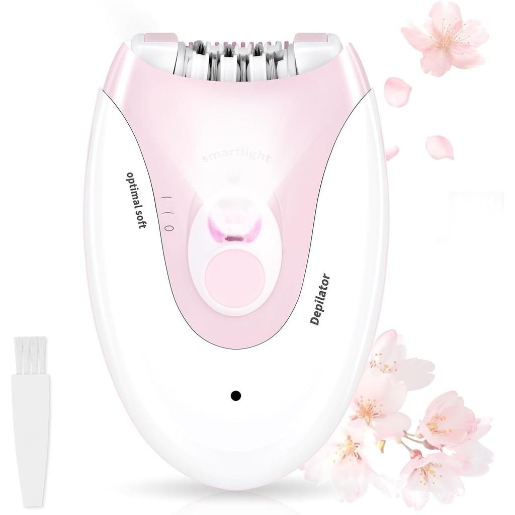 Epilador para Mulheres - Epiladores Faciais com 2 Velocidades e LED - Pinça Elétrica Sem Fio de Longa Duração para Remoç