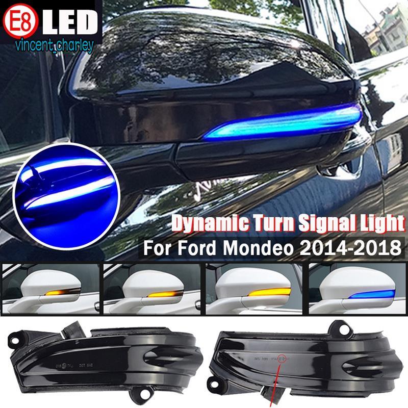 [vincent_c] Para Fusion Mondeo MK5 2014-2019 Carro LED Dinâmico Espelho Retrovisor Lateral Luz De Sinalização Indicador