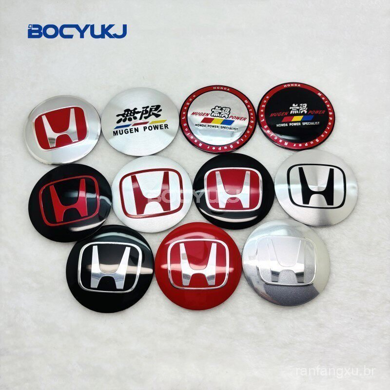 56mm é adequado para calotas de roda de carros modificados da Honda, calotas centrais de roda com logotipo Infinity, ade