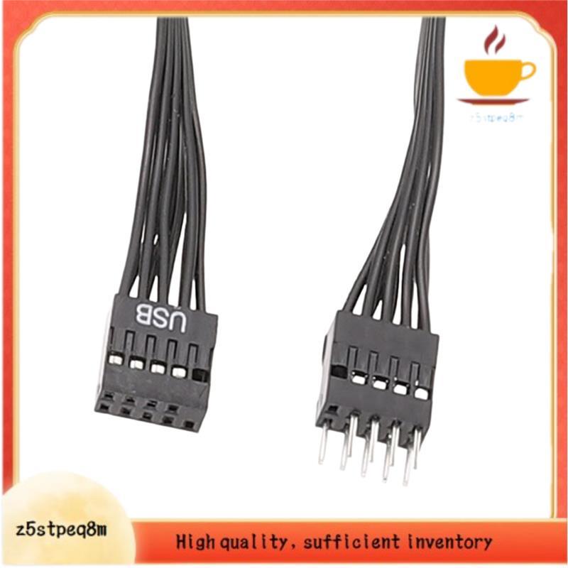 Painel Frontal Da Placa-Mãe Do Computador USB 9Pin Macho Para Fêmea USB2.0 Cabo De Extensão 24AWG Fio
