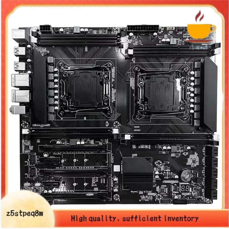 Placa-Mãe De Soquete Duplo X99 LGA2011-3 Suporta Portas Ethernet Duplas De 8XDDR3 RAM CPU E5 2678 V3 2676 V3