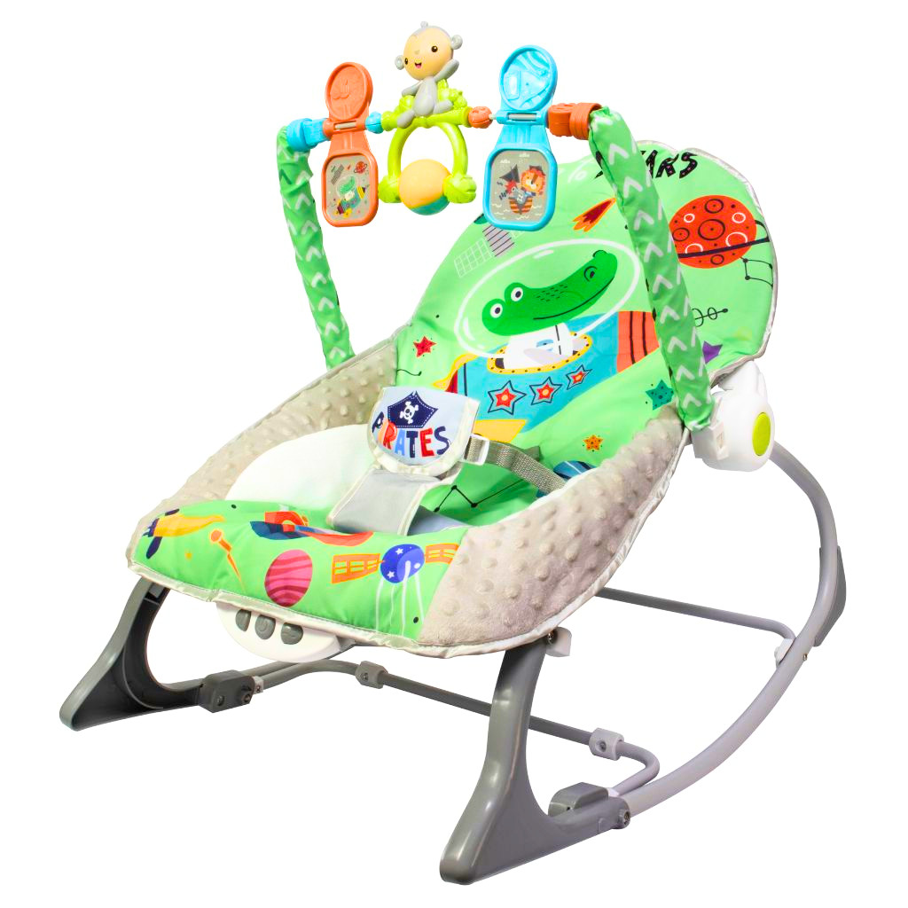Cadeira de Descanso Bebê Balanço Musical Vibratória Reclinável Mobile C/Cinto 0 a 18kg - KaBaby · foto 2