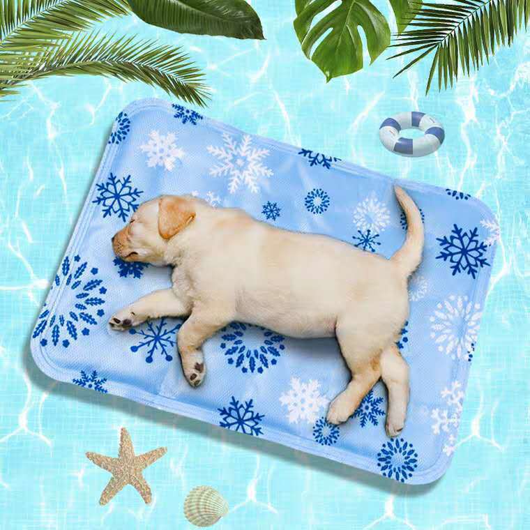 Almofada de gelo para animais de estimação, ninho de verão para animais de estimação, resfriamento físico, absorvente de