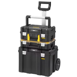 Kit Profissional Organizador de Ferramentas Movel com Trava de Metal e Alça Longa Dewalt ou Stanley