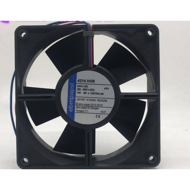Novo Original autêntico alemão ebm papst TYP 4314 HVR 12032 24V ventilador de refrigeração