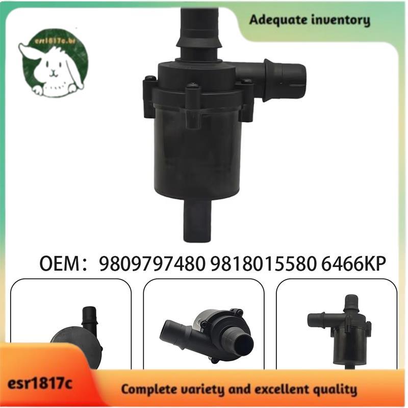 Bomba De Água Auxiliar Elétrica Para Resfriamento De Carro 9809797480 9818015580 6466KP C4 DS5 JUMPER 508 5008