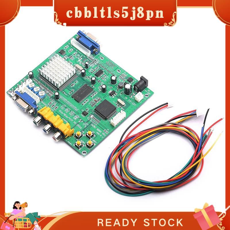 Placa Conversora De Vídeo HD Para LCD GBS-8200 CGA/YUV/RGB Saída VGA Jamma Game Monitor De