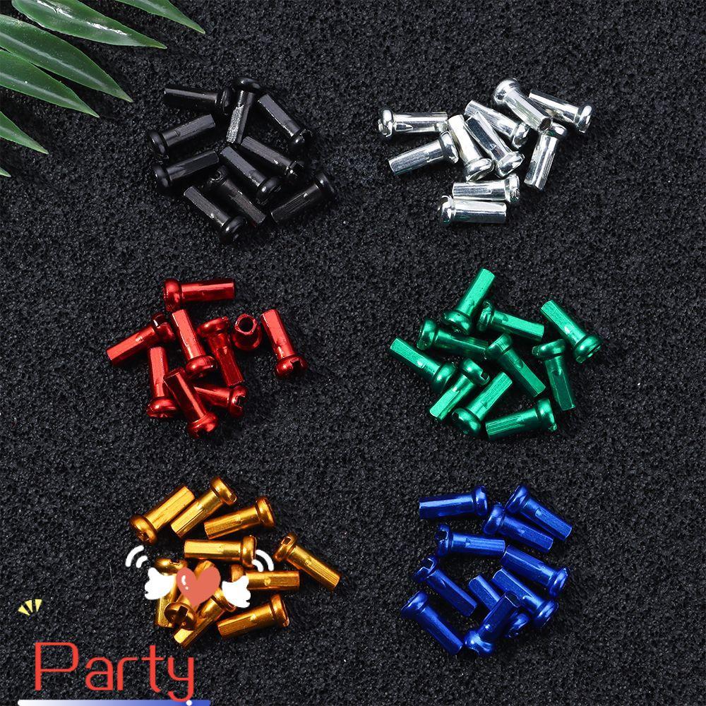 Festa 10/20/50pcs Mamilos De Raio De Roda Liga Ao Ar Livre Anodizado Acessórios Para Rodas De Bicicleta