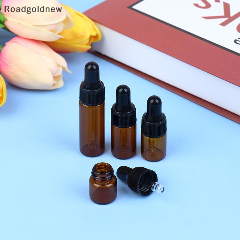 RGN 10pcs Frascos De Vidro Conta-Gotas 1ml 2ml 3ml 5ml Essência De Óleo Vegetal NW
