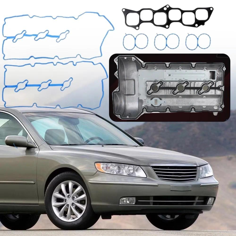 Conjunto De Junta Da Tampa Válvula Do Motor Para Hyundai Azera 3.3L 3342CC V6 DOHC (24 Válvulas) 2007 2008 2009 2010 201