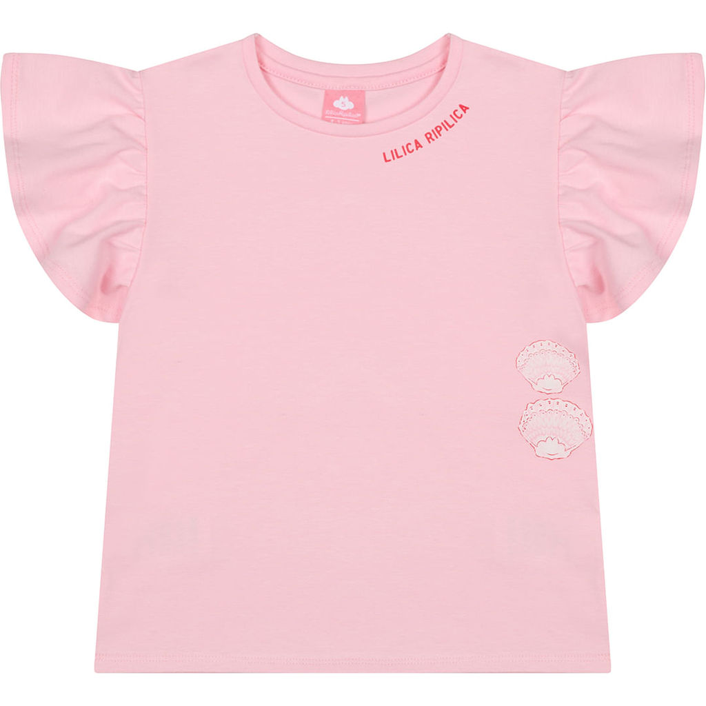 Blusa Manga Curta Infantil Feminina Lilica Ripilica