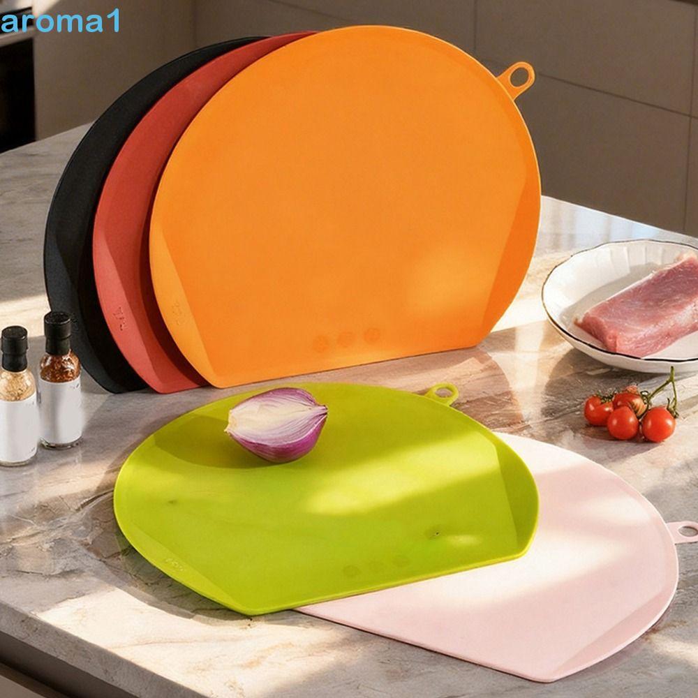 Tábua De Corte AROMA1 TPU , Semicircular Em Forma De D Bloco De Cozinha Antiderrapante À Prova De Molde