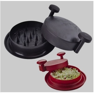Desfiador Manual De Frango Vermelho Para Cozinha Preparo De Recheios Carnes Saladas E Receitas