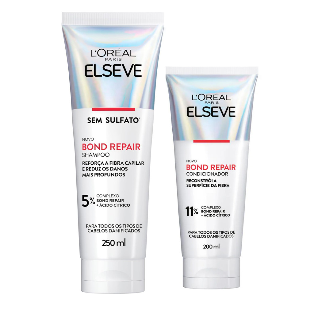 Kit Shampoo e Condicionador Bond Repair Elseve