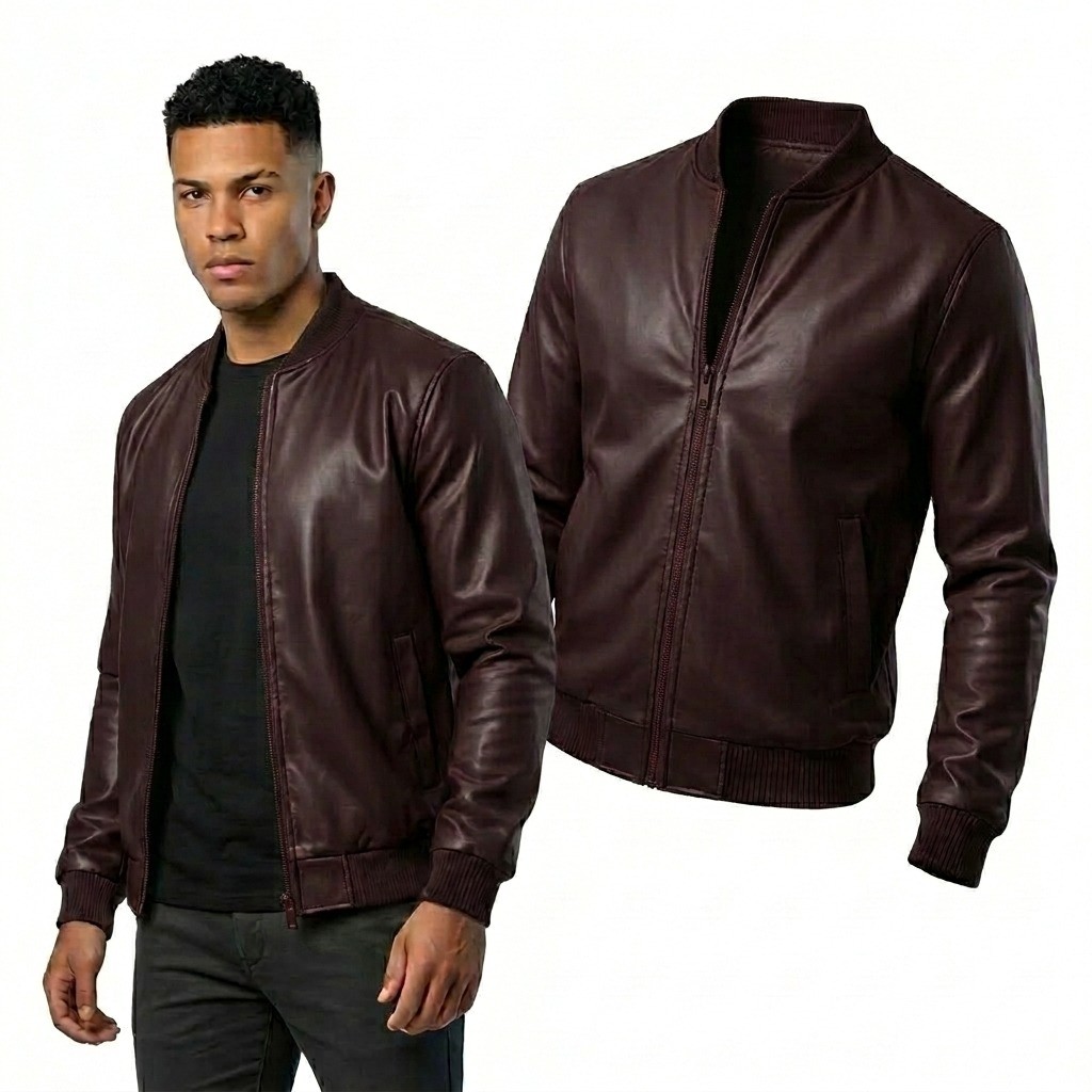 Jaqueta Masculina Courino Impermeável Motoqueiro Casaco Inverno Presente Dia dos Namorados Entrega Rápida