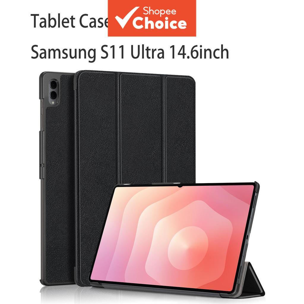 Capa para Tablet Samsung S11 Ultra 14,6 polegadas X-930, capa protetora com função de ativação inteligente, material de