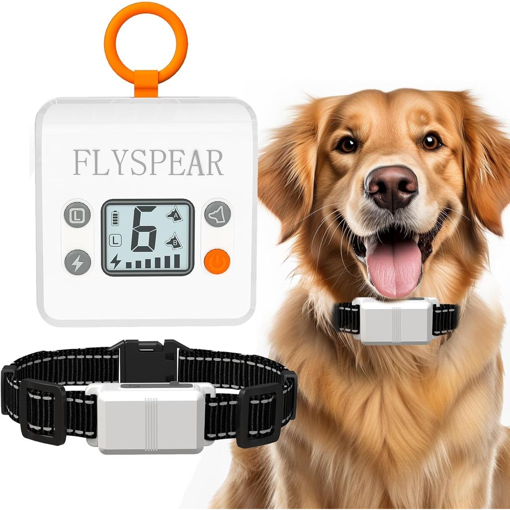 FLYSPEAR Barreira Sem Fio para Animais de Estimação - Barreira Recarregável para Animais de Estimação em Ambientes Inter