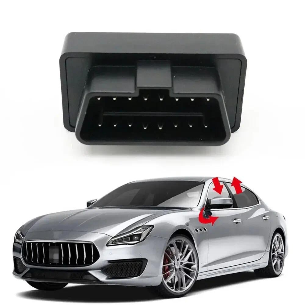 Levantador Automático De Vidro De Janela , Espelho Lateral Próximo , Sensor Dobrável , Plugue OBD Para Maserati Quattrop