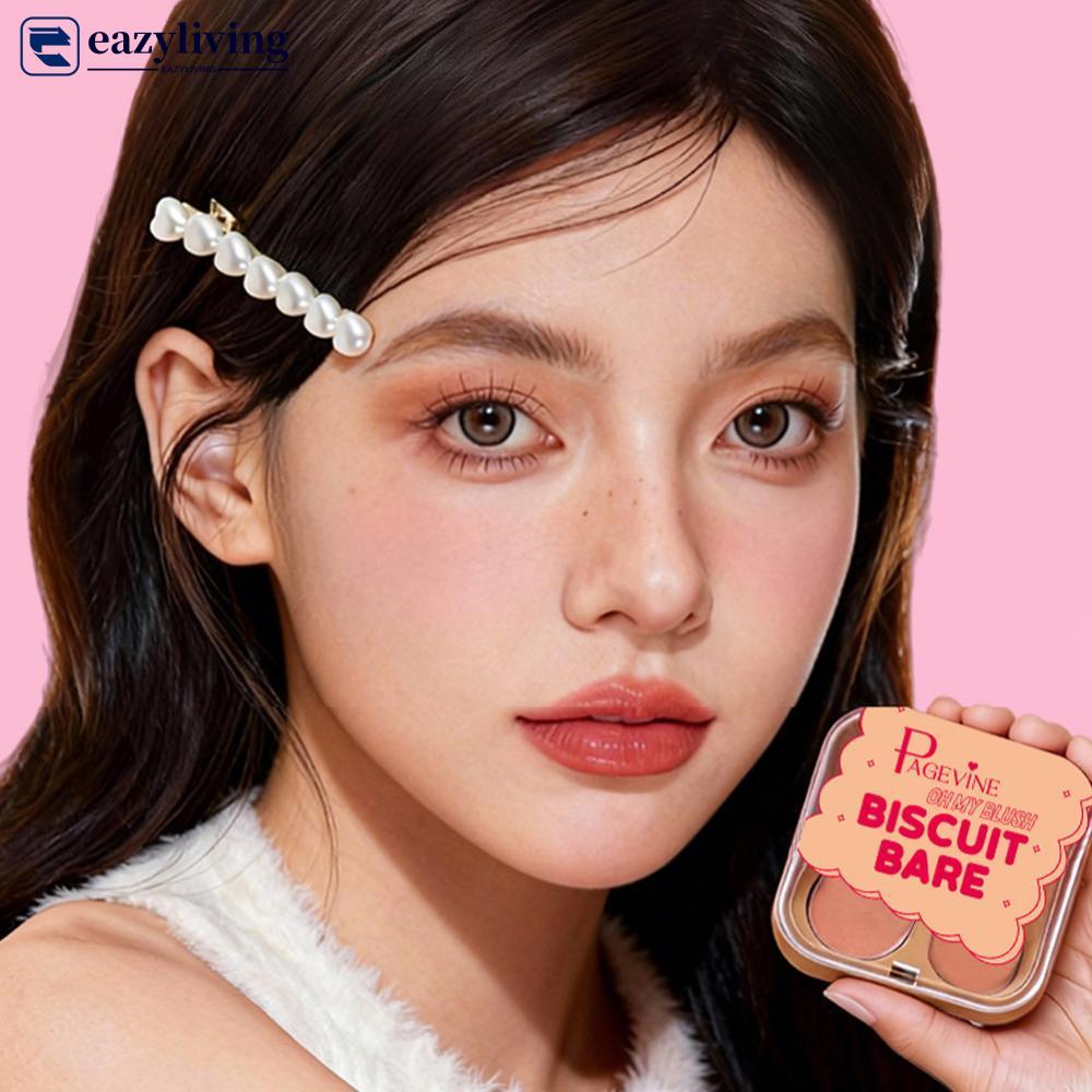 EAZYLIVING 3-Em-1 Paleta De Reparação Facial Creme Contorno Blush Fosco Sombra Iluminador 3D Nariz Iluminando Caixa De B