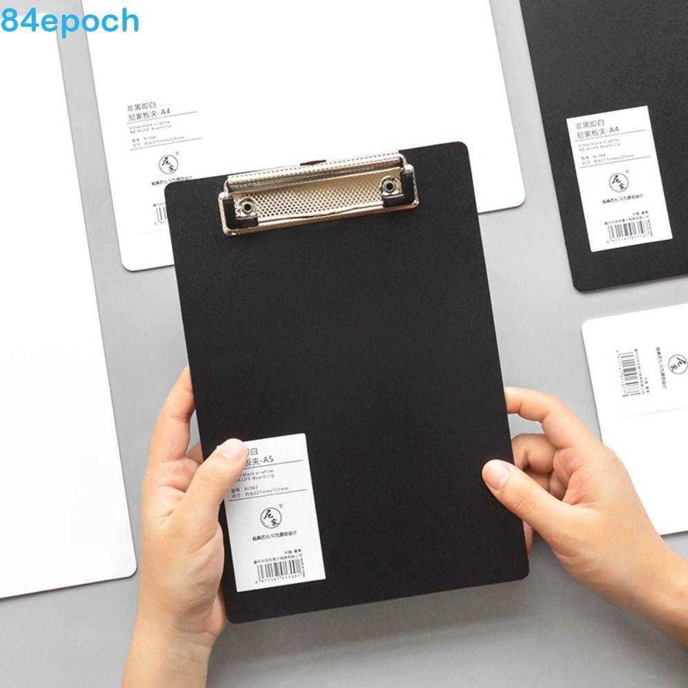 Prancheta De Escrita BREPOCH , Com Clipe Dourado De Baixo Perfil Para Tablet A4 A5 A6 Pasta De Arquivo , Preto E Branco