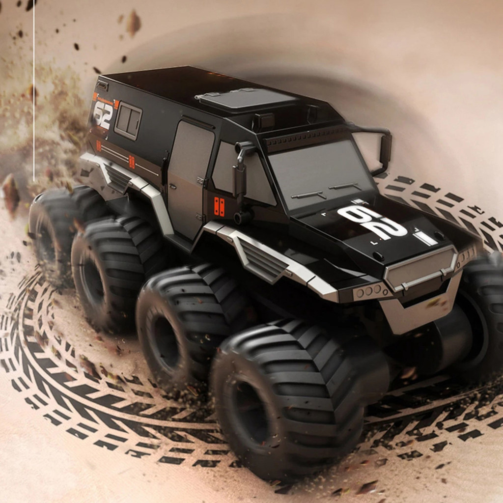 Carro De Controle Remoto , À Prova D'água , 8 Rodas , 2.4G , Veículo Blindado , Anfíbio , Off Road , Caminhão Acrobático