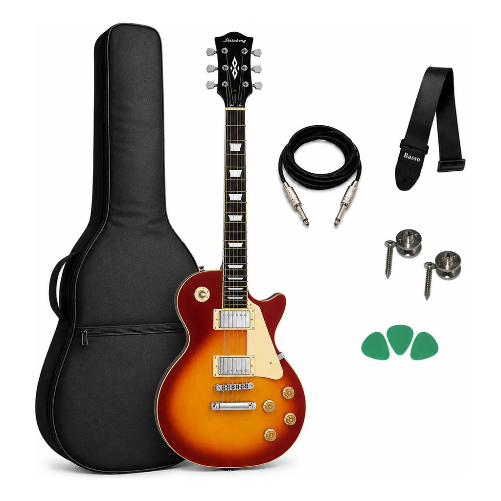 Kit Guitarra Strinberg Sps230 Css Com Capa E Kit Destro Css