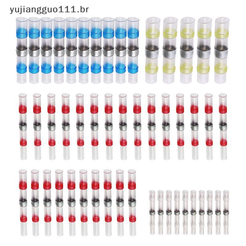 # Novo 50 Unidades De Manga De Solda Termo Retrátil À Prova D'água Kit De Tubo Conector De Emenda De Fio De Vedação .