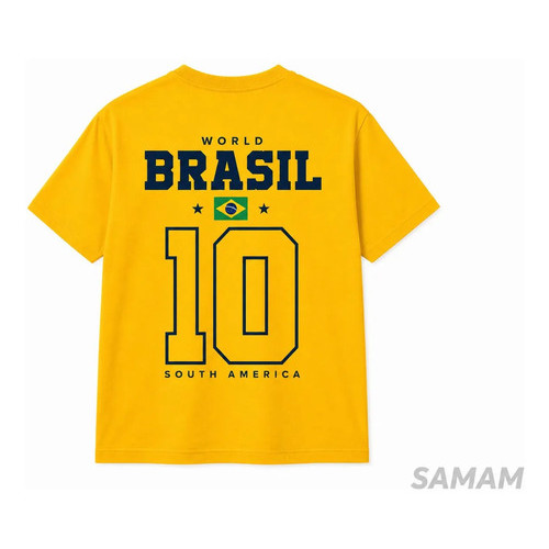 Camiseta Brasil Copa Do Mundo Camisa 10 Seleção Brasileira