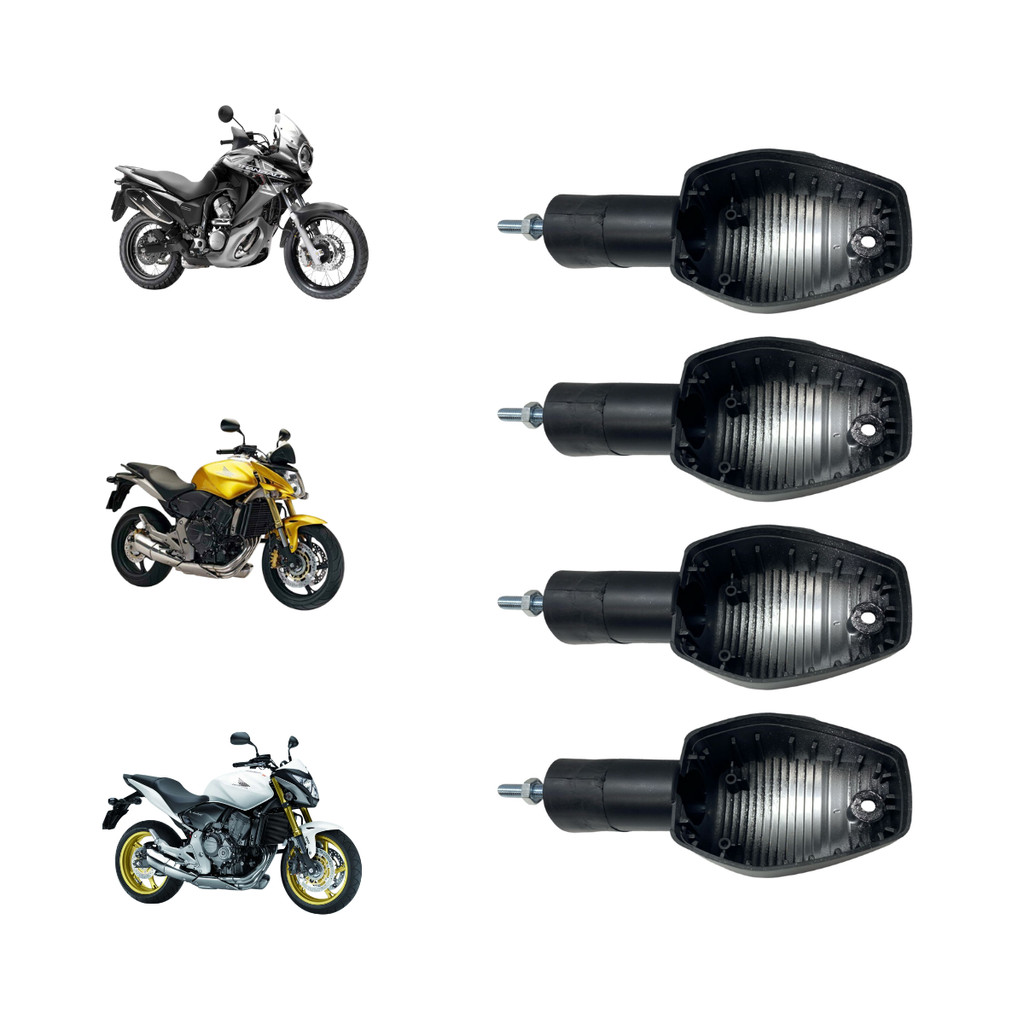4 Carcaça Pìsca Seta Hornet600 Transalp Cb1000 Com Coxim Parafuso Grande