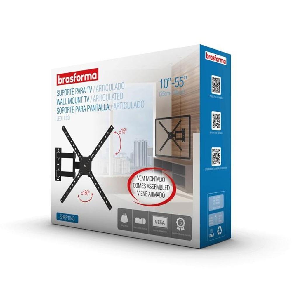 Suporte Articulado Brasforma para TV de 10 a 55 polegadas - SBRP1040 — imagem 2 de 2