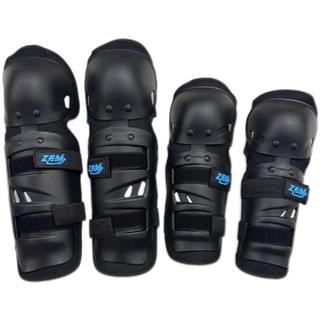 4pçs Kit de joelheiras e proteção para cotovelo, equipamentos de proteção ZE-0907