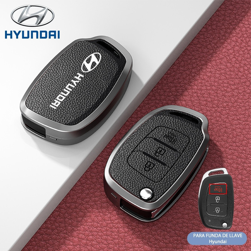 Capa para Chave de Carro Hyundai Compatível com HB20/HB20S/Azera/ix35/HB20X, Capa de TPU para Chave de Carro C9J4