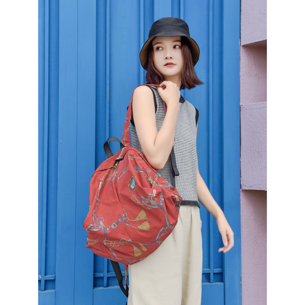 Chengxin mochila feminina bolsa de viagem estilo étnico mochila de viagem moda Ultra-leve impresso mochila