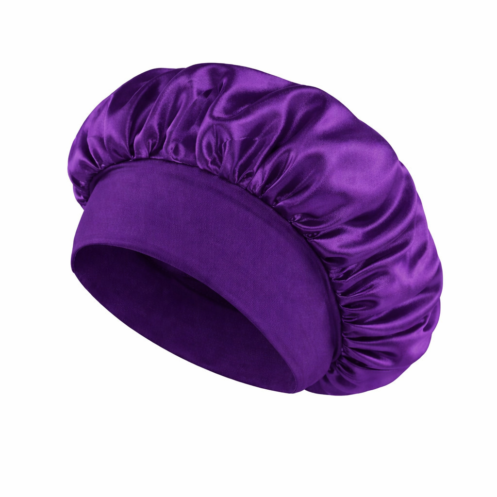 Touca de Cetim Anti Frizz para Dormir Proteção Noturna Cabelo SEMPRE SEM FRIZZ