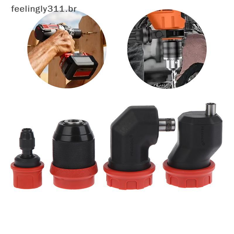 Mandril De Broca De Liberação Rápida FEELI Para Brocas Hexagonais De 6.35 Mm , Compatível Com Furadeiras Elétricas